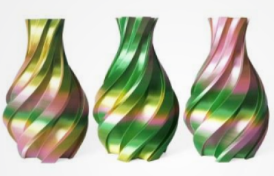 PLA (1KG) TRICOLOR SILK (GOLD,GREEN,PINKISH)